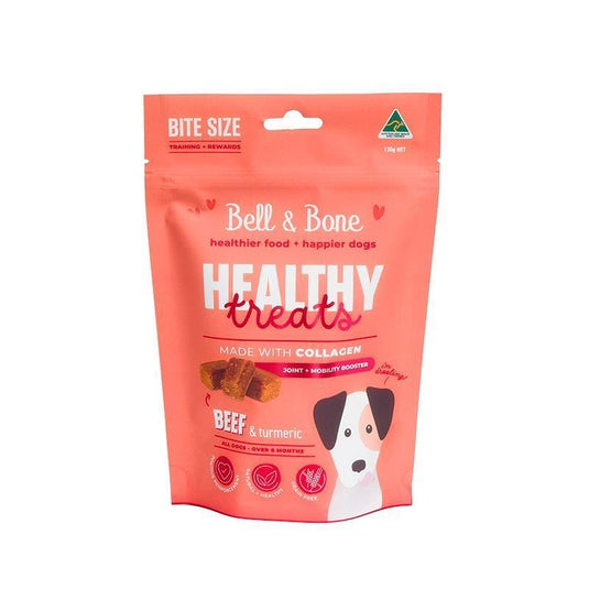 Bell & Bone Healthy Treats, Joint and Mobility Booster - Beef & Turmeric 130g