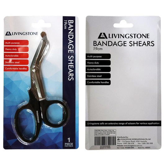Livingstone Multi-Purpose Shears Bandage Scissors 19cm Stainless Steel 1Piece