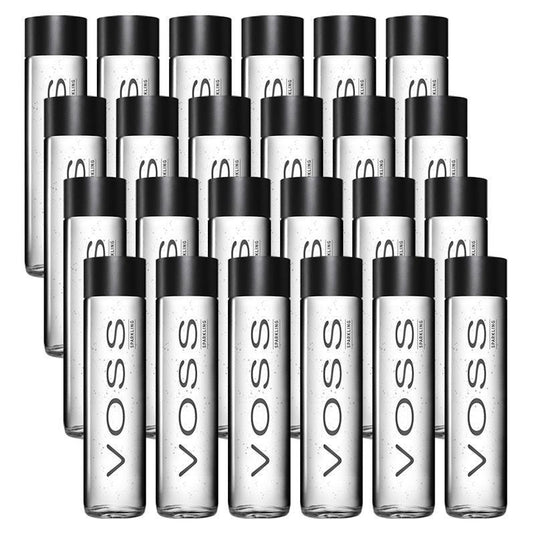 Voss Sparkling Water Glass 375mL 24Pack