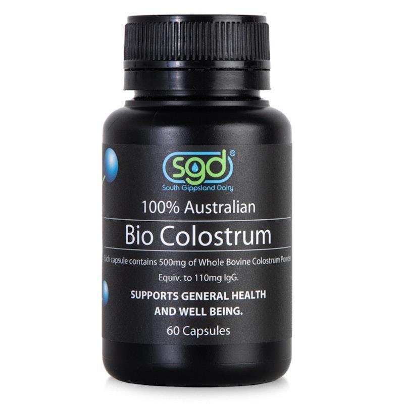 Load image into Gallery viewer, SGD Bio Colostrum Capsules 110mg IgG 60 Capsules
