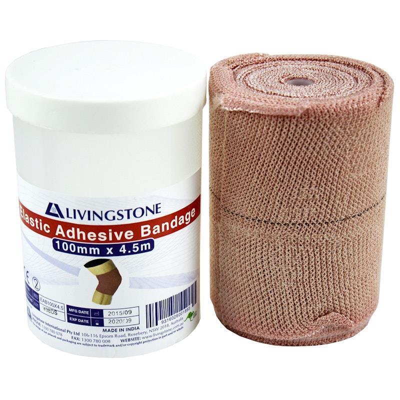 Load image into Gallery viewer, Livingstone Elastic Adhesive Bandage BP 93 10cm x 4.5m Pack
