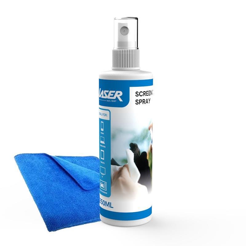 Load image into Gallery viewer, Laser Clean Range Screen Cleaning Kit with Microfibre Cloth Bundle

