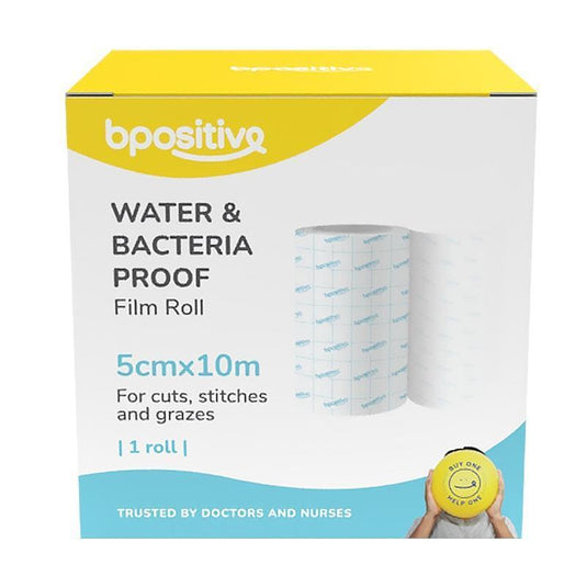 bpositive Water & Bacteria-Proof Roll 5cmx10m 1Pack