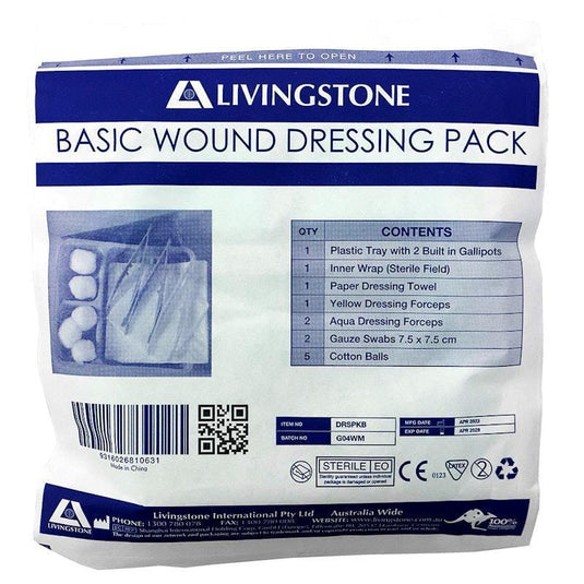 Livingstone Basic Wound Dressing Sterile Pack