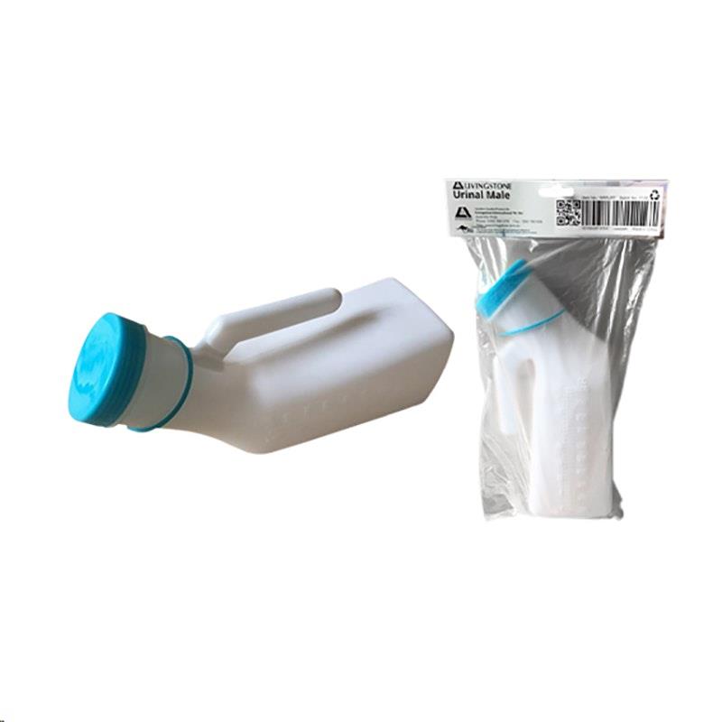 Load image into Gallery viewer, Livingstone Urinal Male with Lid 1L Graduated Plastic 1Piece
