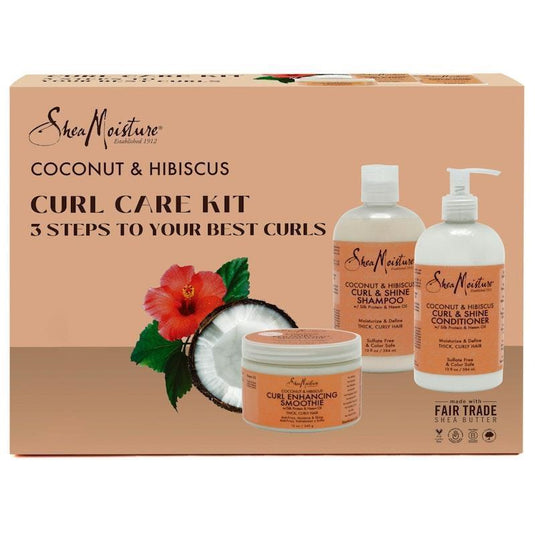 SheaMoisture Coconut & Hibiscus Curl Care Kit