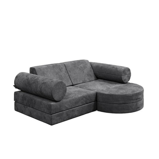 Loungey Little Luxe 11 Piece Charcoal