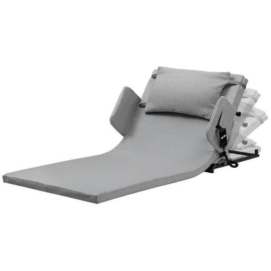 Equipmed Electric Adjustable Bed Backrest Full Length Grey