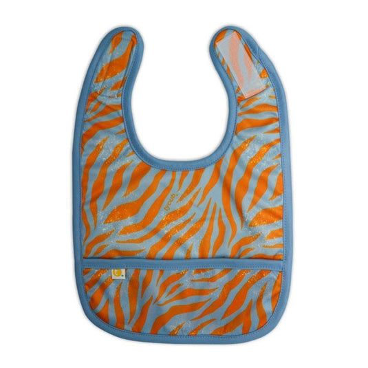tyoub Baby Bib Stay-dry - Tiger Blue Orange One Size