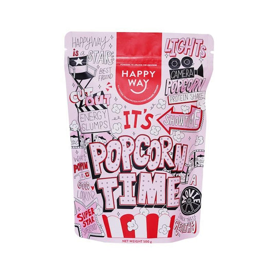 Happy Way Caramel Popcorn Vegan Protein Powder 500g