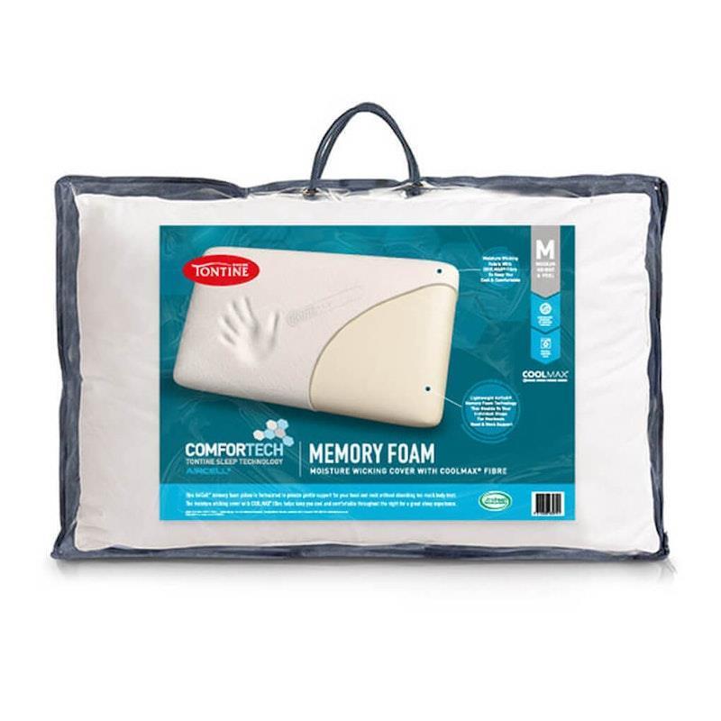 Load image into Gallery viewer, Tontine Comfortech Coolmax Memory Foam Sleeping Pillow 1pc
