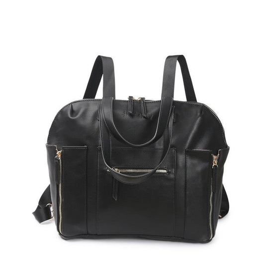 Hannah & Henry Chelsea Convertible Nappy Bag Black