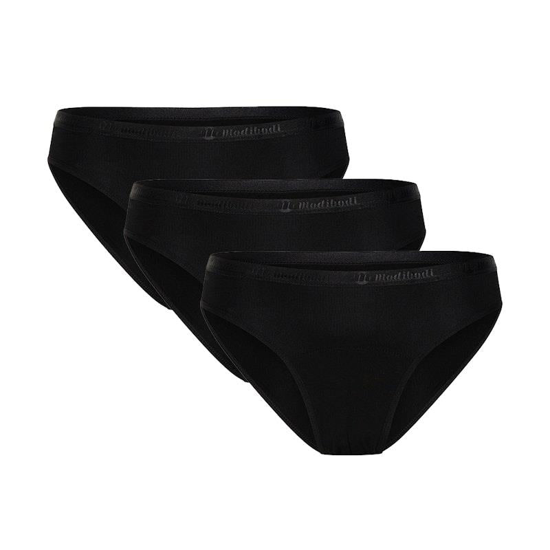 Load image into Gallery viewer, Modibodi Classic Period Underwear Bikini Light Absorbency 3 Pack Medium
