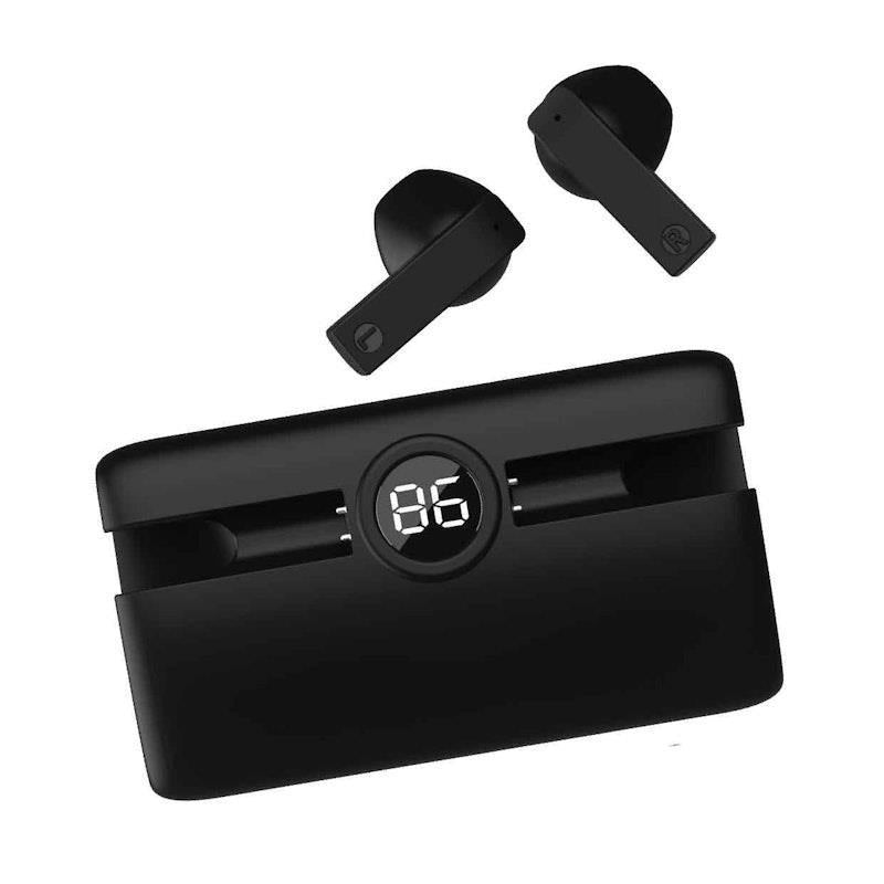 Load image into Gallery viewer, Laser TWS Earbuds with Powerbank Charging Case Black
