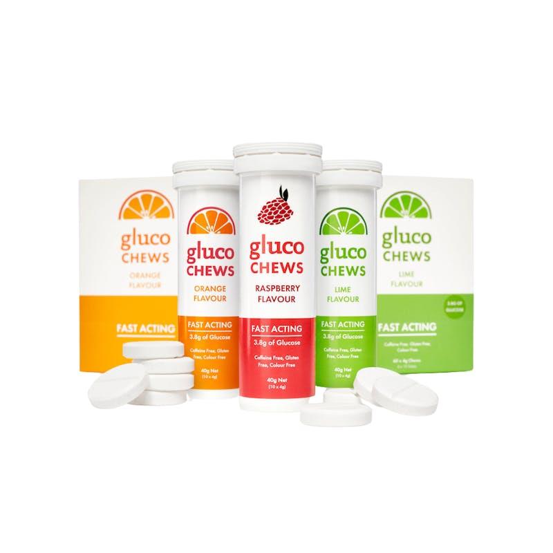 Load image into Gallery viewer, Glucology Fast Acting Glucochews 18 Tubes, 10 Chews per tube, Mixed (18 x 10)
