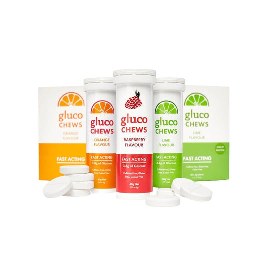 Glucology Fast Acting Glucochews 18 Tubes, 10 Chews per tube, Mixed (18 x 10)