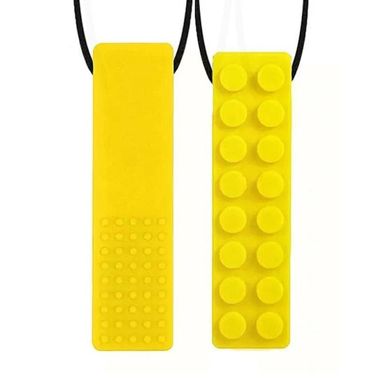 Sensory Safari Sensory Necklace Block Yellow