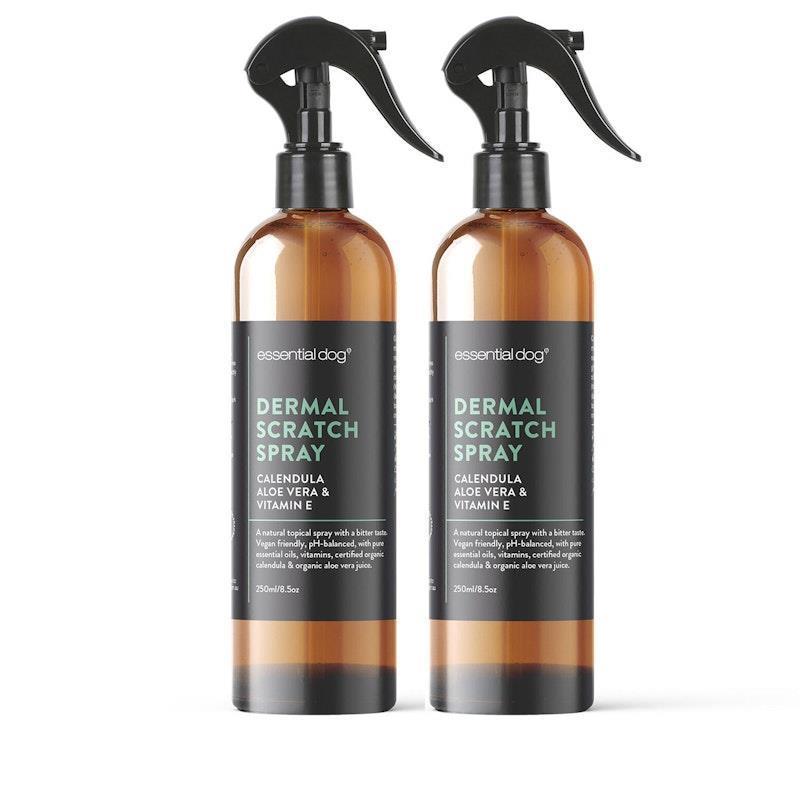 Load image into Gallery viewer, Essential Dog Dermal Scratch Spray for Dogs: Aloe Vera, Calendula &amp; Vitamin E 2Pack
