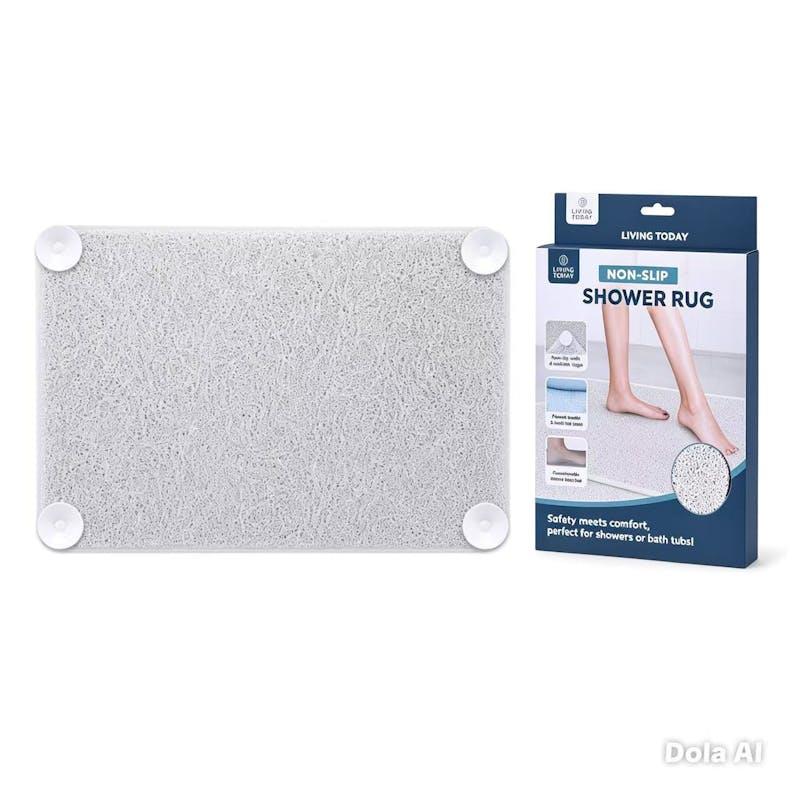 Load image into Gallery viewer, Living Today Non Slip Loofah Shower Mat 1pc
