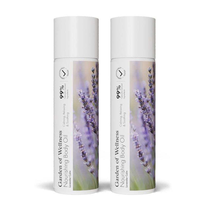Load image into Gallery viewer, Garden of Wellness Nourishing Body Oil Lavender Calm 2Pack
