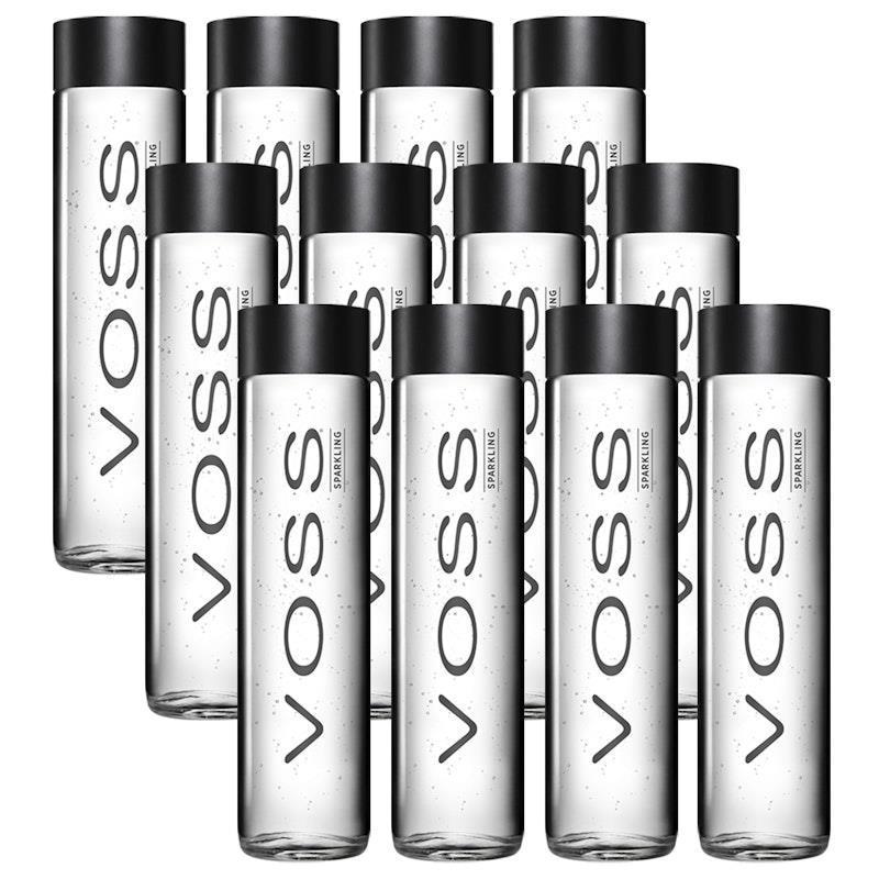 Load image into Gallery viewer, Voss Sparkling Water Glass 800mL 12Pack
