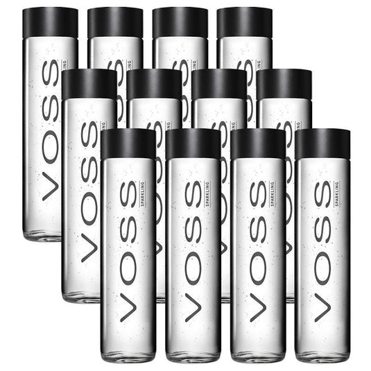 Voss Sparkling Water Glass 800mL 12Pack