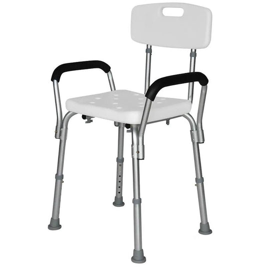 Equipmed Shower Chair Bath Seat White