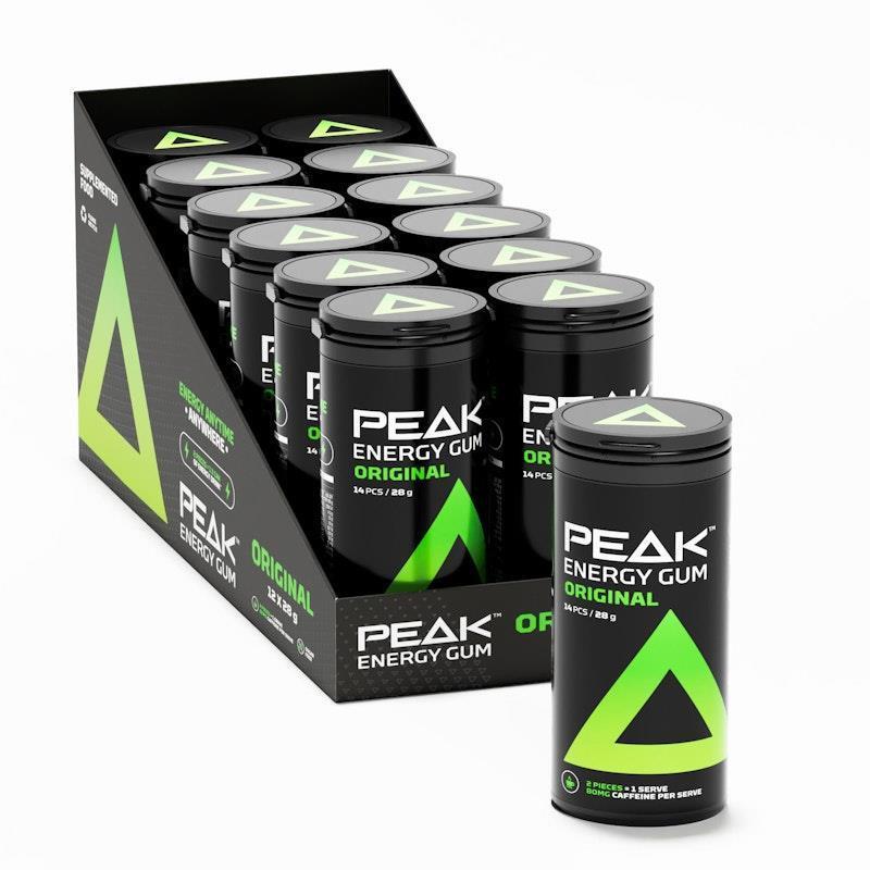 Load image into Gallery viewer, Peak Energy Gum Original 12 Pack
