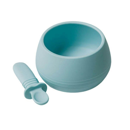 Starting Solids Australia Suckie Scoop Bowl Blue Lemonade