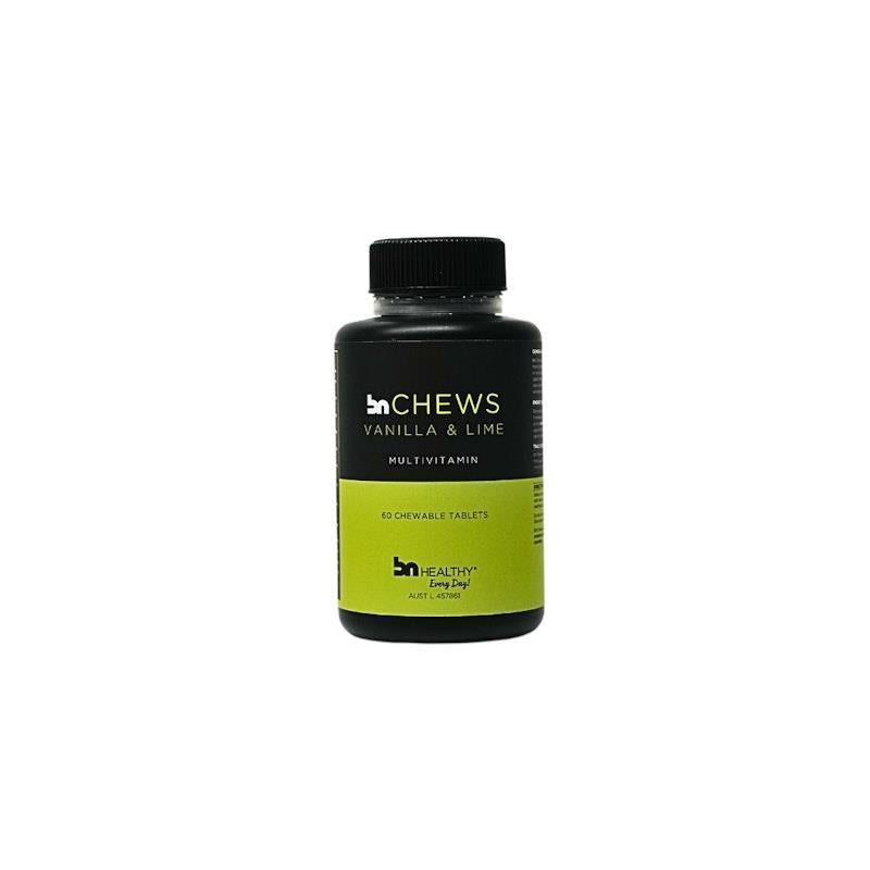 Load image into Gallery viewer, BN Healthy Chews Vanilla &amp; Lime - Chewable Multivitamin 60 Tablets
