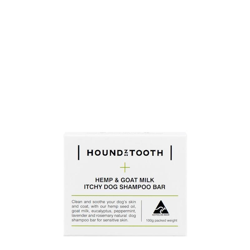 Load image into Gallery viewer, HOUNDZTOOTH Hemp &amp; Goat Milk Dog Shampoo Bar for Dogs 100g
