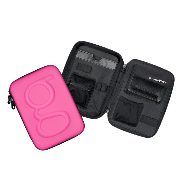 Load image into Gallery viewer, Glucology Travel Classic Case for Blood Glucose Monitors and Insulin Pens Pink
