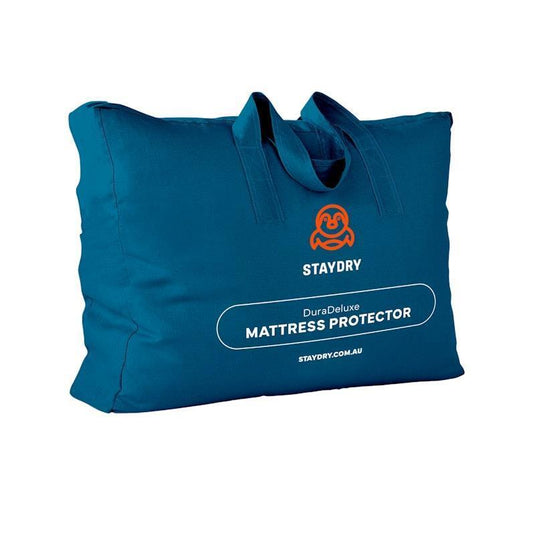 Staydry Duradeluxe Waterproof Mattress Protector King Single