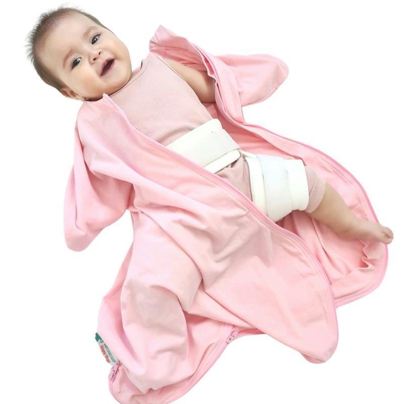 Load image into Gallery viewer, Baby Loves Sleep Sleepy Hugs 'Cool' Extra-Wide Sack - Candy Pink (Summer) 0-3M
