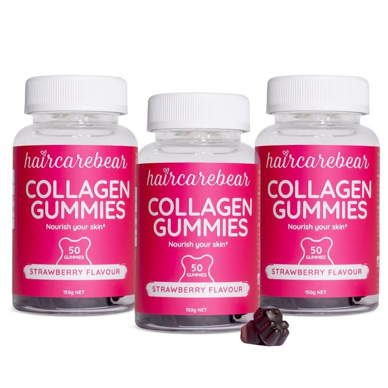 Load image into Gallery viewer, Haircarebear Collagen 3x50 Gummies Pack
