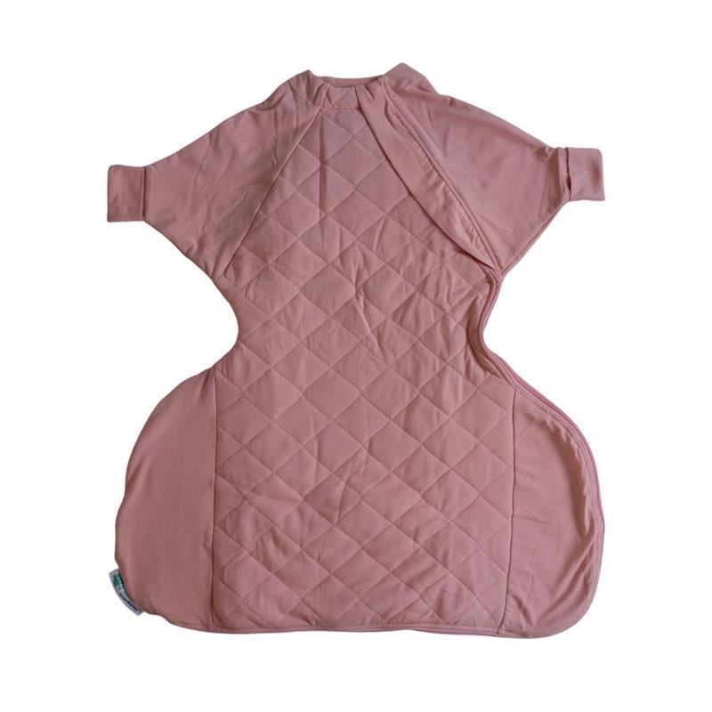 Load image into Gallery viewer, Baby Loves Sleep - 2.5 TOG Winter - Hands In &amp; Out Extra-Wide Sack Warm - Peach Pink 6-12M
