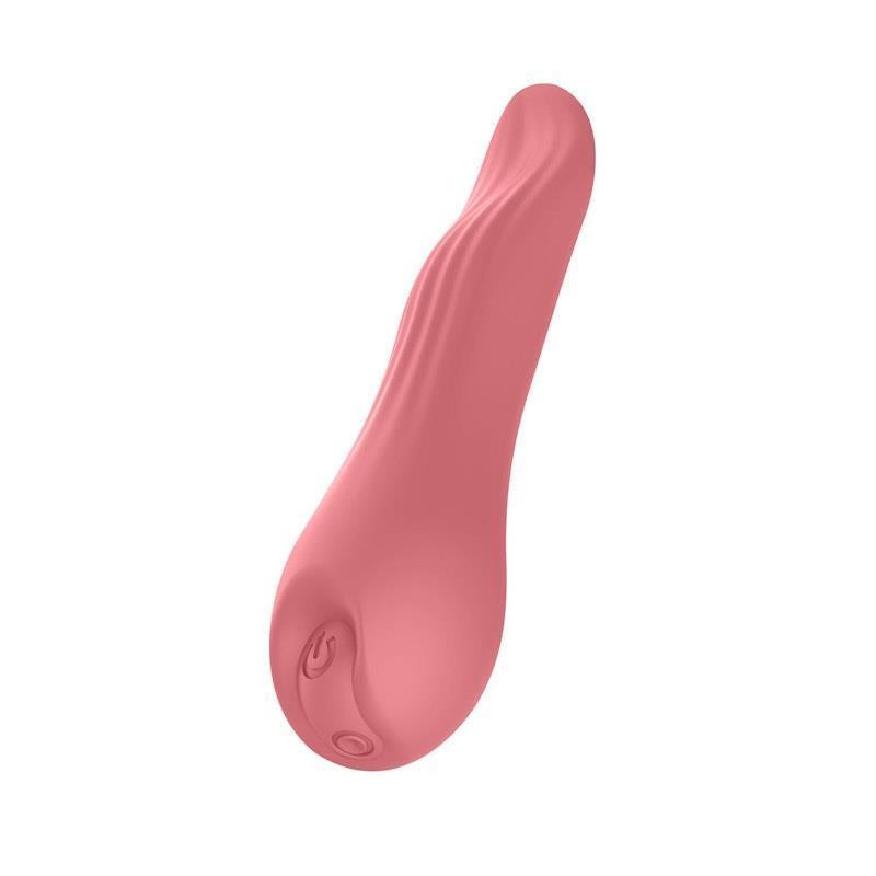 Load image into Gallery viewer, Luv Inc Tongue Vibrator Coral 1pc
