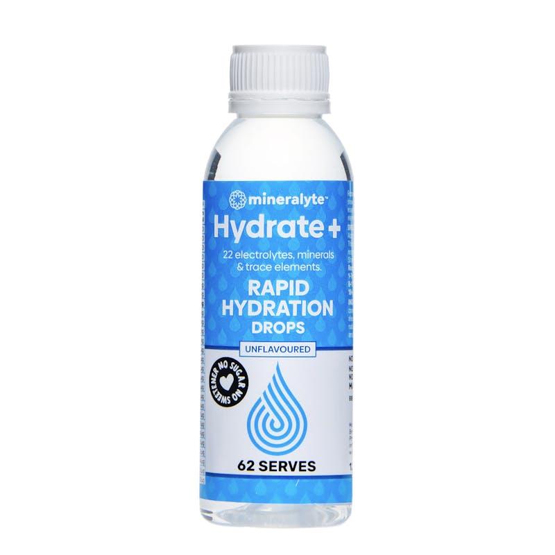 Load image into Gallery viewer, Mineralyte Hydrate+ Rapid Hydration Drops Unflavoured (62 serves) 125ml
