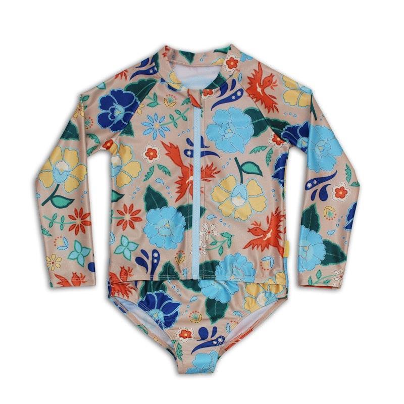 Load image into Gallery viewer, tyoub One Piece Long Sleeve Surfsuit 3years
