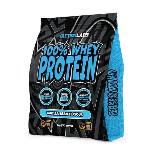 Faction Labs 100% Whey Protein - 30 serves Vanilla Bean