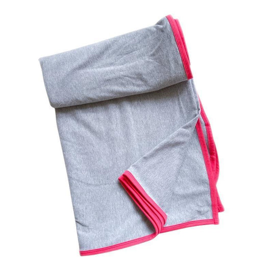 Baby Loves Sleep Koala Hugs Newborn Swaddle Wrap - Cool Grey/Coral One Size