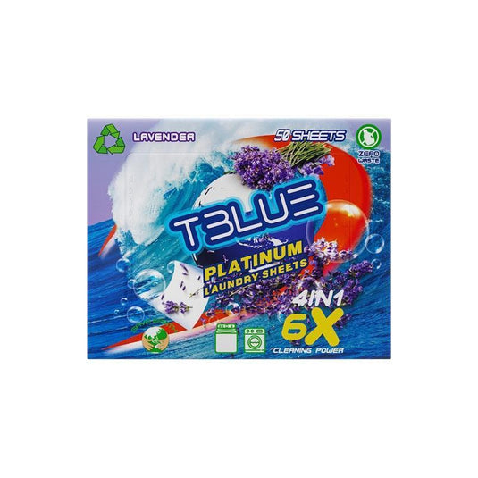 TBLUE Laundry Detergent Sheets Lavender Pack of 50 Sheets