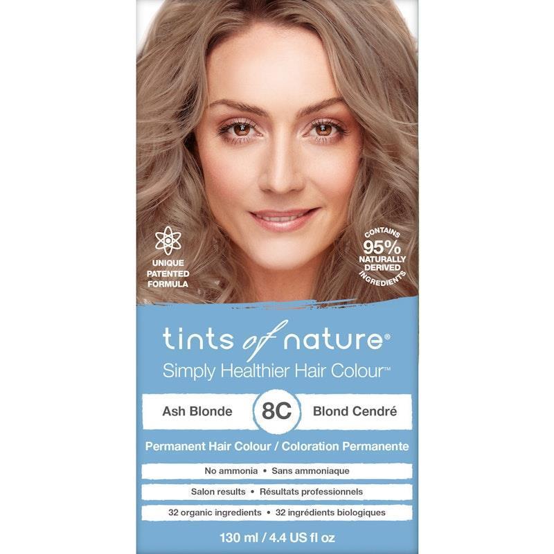 Load image into Gallery viewer, Tints of Nature 8C Ash Blonde Permanent Hair Dye 130ml
