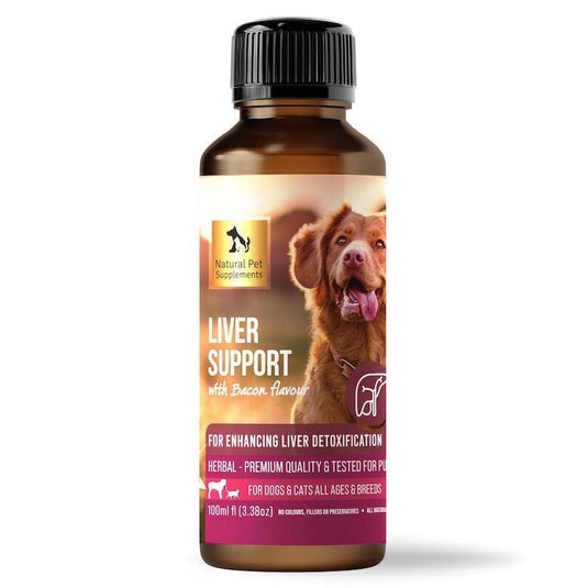 Natural Pet Supplements Liver Support Herbal Tincture for Dogs and Cats 100ml