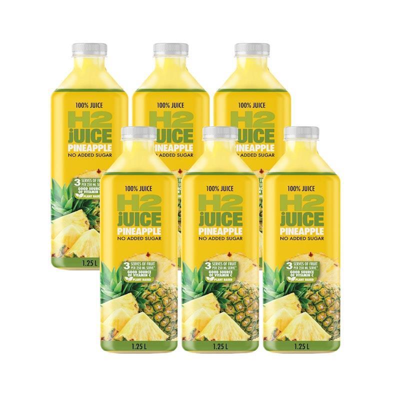 Load image into Gallery viewer, H2Juice 1.25L Pineapple 6Pack

