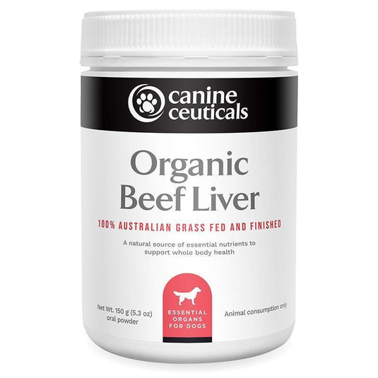 CanineCeuticals Organic Beef Liver 150g
