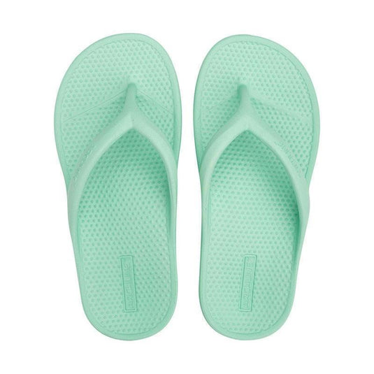 Archline Orthotic Foam Thongs Arch Support Flip Flops Orthopedic Rebound - Mint Green Euro Size 39