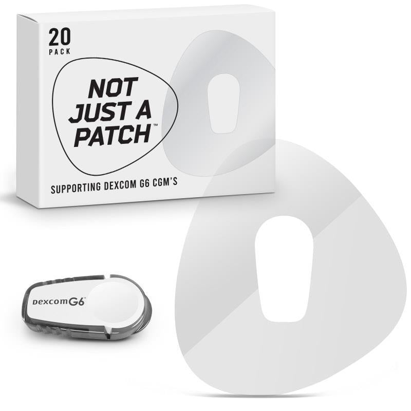 Load image into Gallery viewer, Not Just a Patch Dexcom G6 Patches - Clear 20pk
