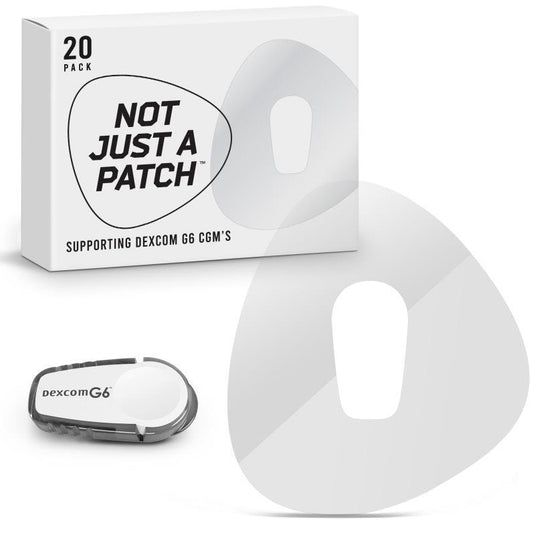 Not Just a Patch Dexcom G6 Patches - Clear 20pk