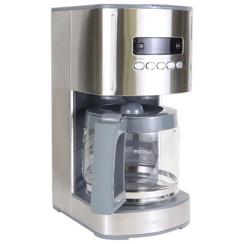 Load image into Gallery viewer, Kenmore 12-Cup Drip Coffee Machine Stainless Steel
